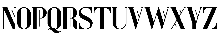 Kompot SuperLine Font UPPERCASE