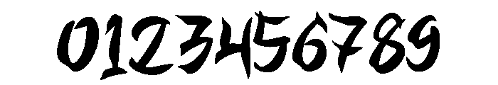 Konbami Regular Font OTHER CHARS