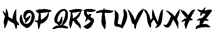 Konbami Regular Font UPPERCASE