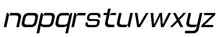 Konect Italic Font LOWERCASE