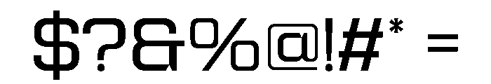 Konect Regular Font OTHER CHARS