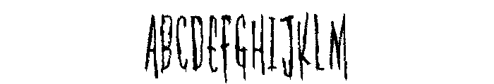 Konflic Font UPPERCASE
