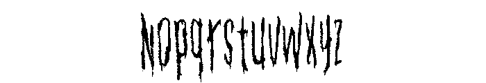 Konflic Font LOWERCASE
