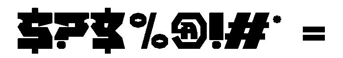 Konpe Speed Font OTHER CHARS