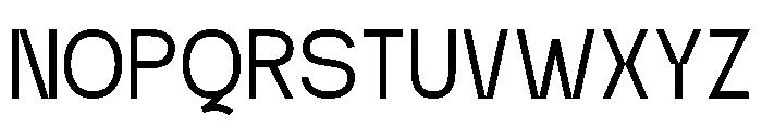 Kontrue Regular Font UPPERCASE