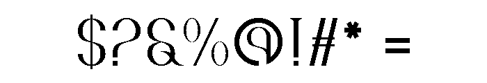 Konxer Font OTHER CHARS