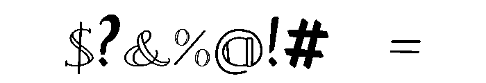 Kooka Font OTHER CHARS