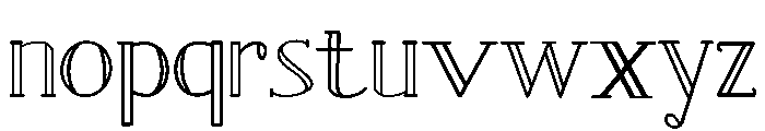 Kooka Font LOWERCASE