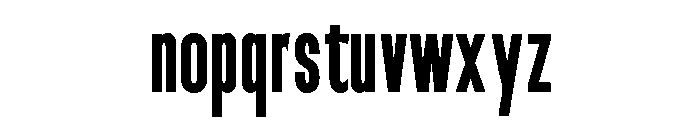 Kopile Bold Condensed Font LOWERCASE
