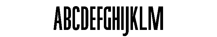 Kopile Condensed Font UPPERCASE