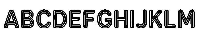 Korah Regular Font UPPERCASE