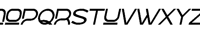 Korca Italic Font LOWERCASE