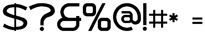 Korca Regular Font OTHER CHARS