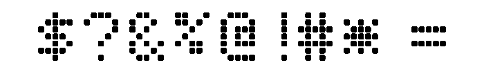 Kordyx Matrix Regular Font OTHER CHARS