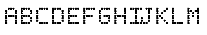 Kordyx Matrix Regular Font UPPERCASE