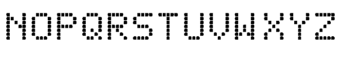 Kordyx Matrix Regular Font UPPERCASE