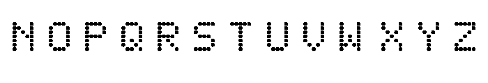 Kordyx Matrix Regular Font LOWERCASE