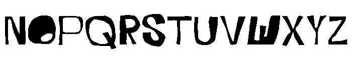 Korek Regular Font UPPERCASE