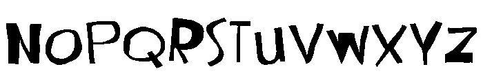Korek Regular Font LOWERCASE