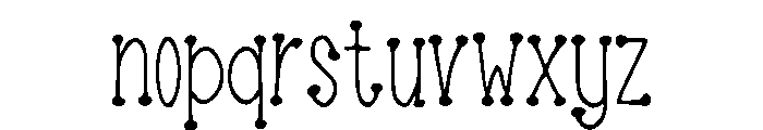 Korlan Font LOWERCASE