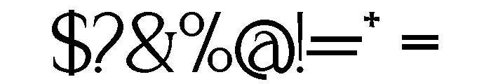 Kornelle Regular Font OTHER CHARS