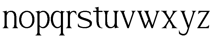 Kornelle Regular Font LOWERCASE
