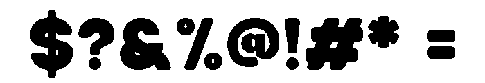 Kortefa Regular Font OTHER CHARS