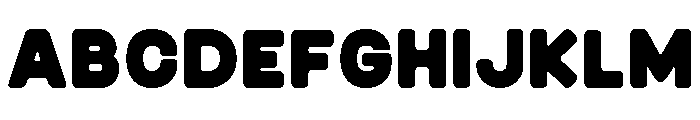 Kortefa Regular Font UPPERCASE