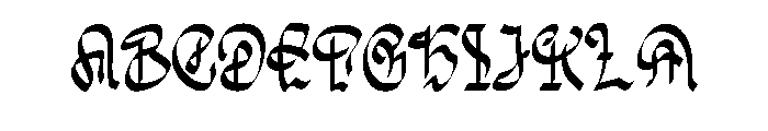 Korvea Regular Font UPPERCASE