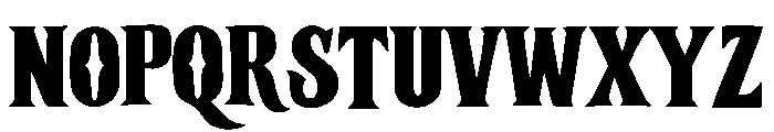 Korveth Font UPPERCASE
