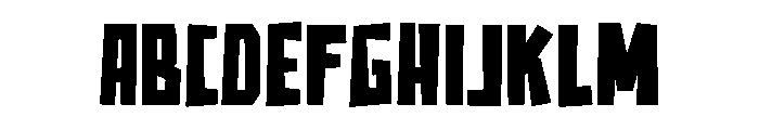 Korvich Slam Font UPPERCASE