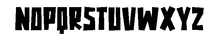 KorvichSlam Font LOWERCASE