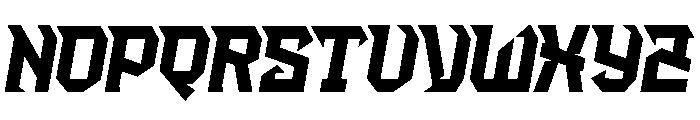 Kosmic Webros Regular Font UPPERCASE