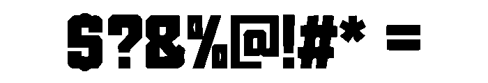 Kosmonaut Font OTHER CHARS