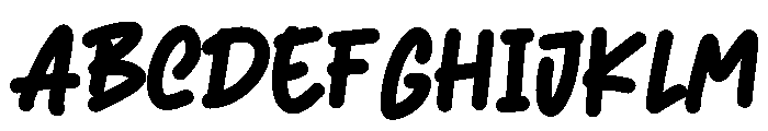 Kota Naki Font UPPERCASE