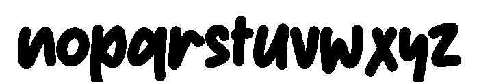Kota Naki Font LOWERCASE