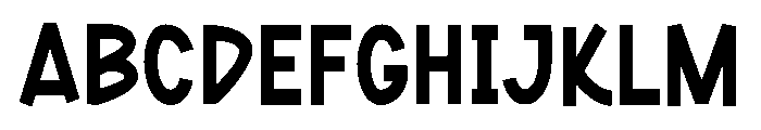 Kotamis Font UPPERCASE