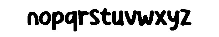 Kotaro Diaper Regular Font LOWERCASE