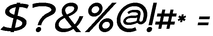 Kotorogo Italic Font OTHER CHARS