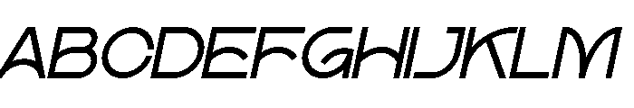 Kotorogo Italic Font UPPERCASE