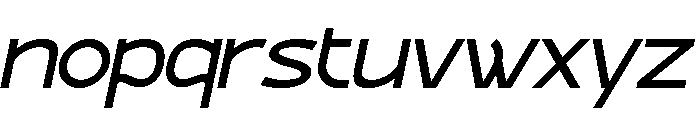 Kotorogo Italic Font LOWERCASE