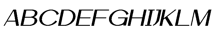 Kovela Italic Font UPPERCASE