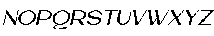 Kovela Italic Font UPPERCASE