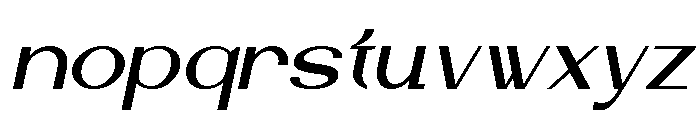 Kovela Italic Font LOWERCASE
