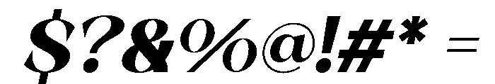 Kozifa Italic Font OTHER CHARS