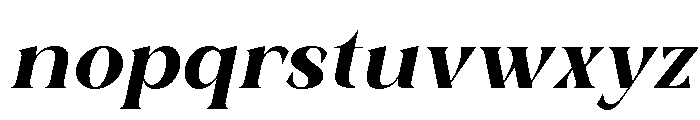 Kozifa Italic Font LOWERCASE