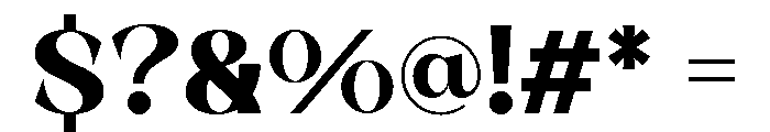 Kozifa Regular Font OTHER CHARS