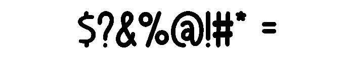 Kozy Hand Regular Font OTHER CHARS