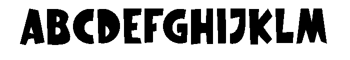 koraloka Font UPPERCASE