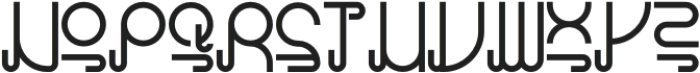 KOKRO Regular otf (400) Font UPPERCASE